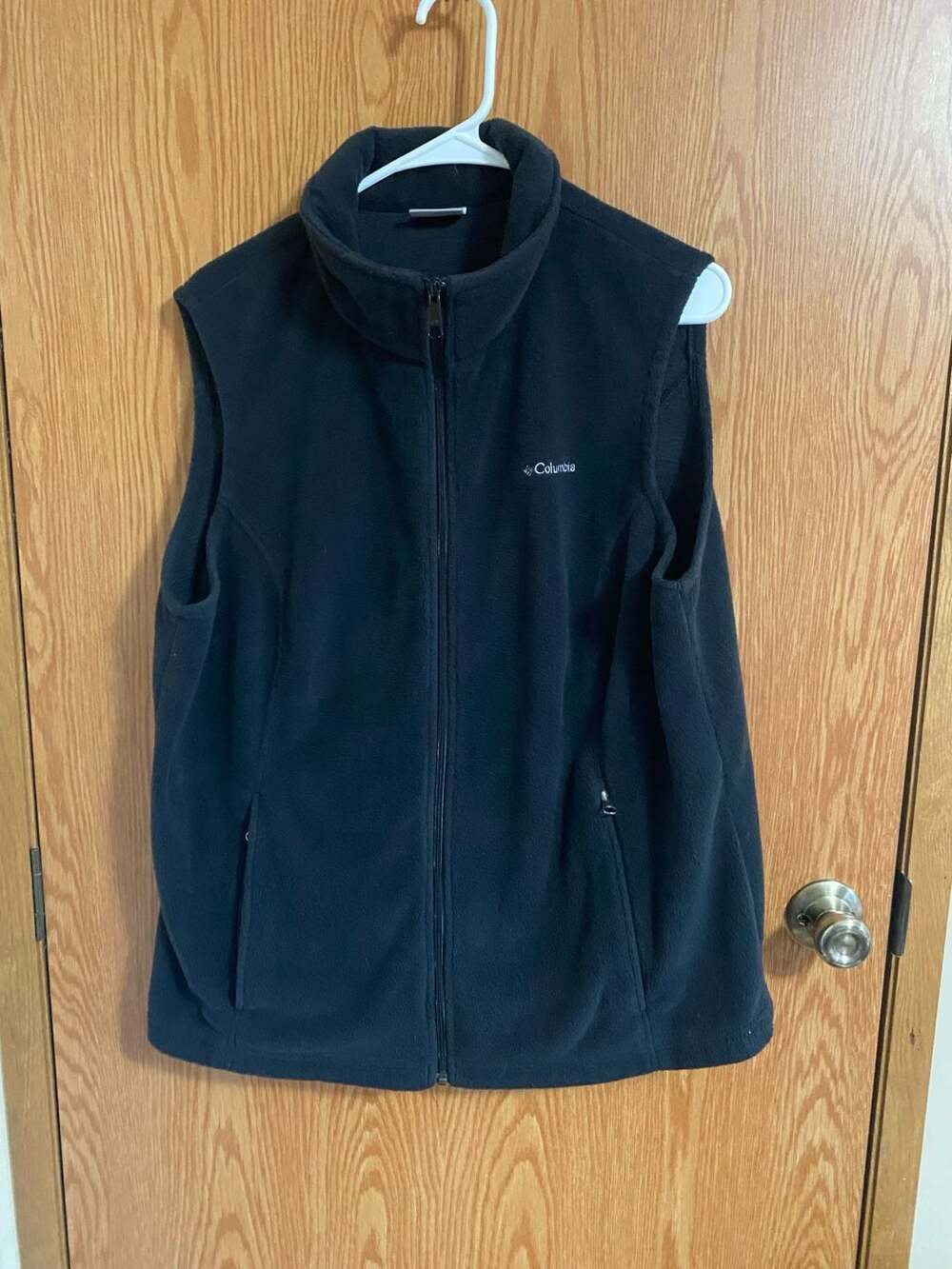 Columbia Benton Springs Full Zip Fleece Vest Black Women's
